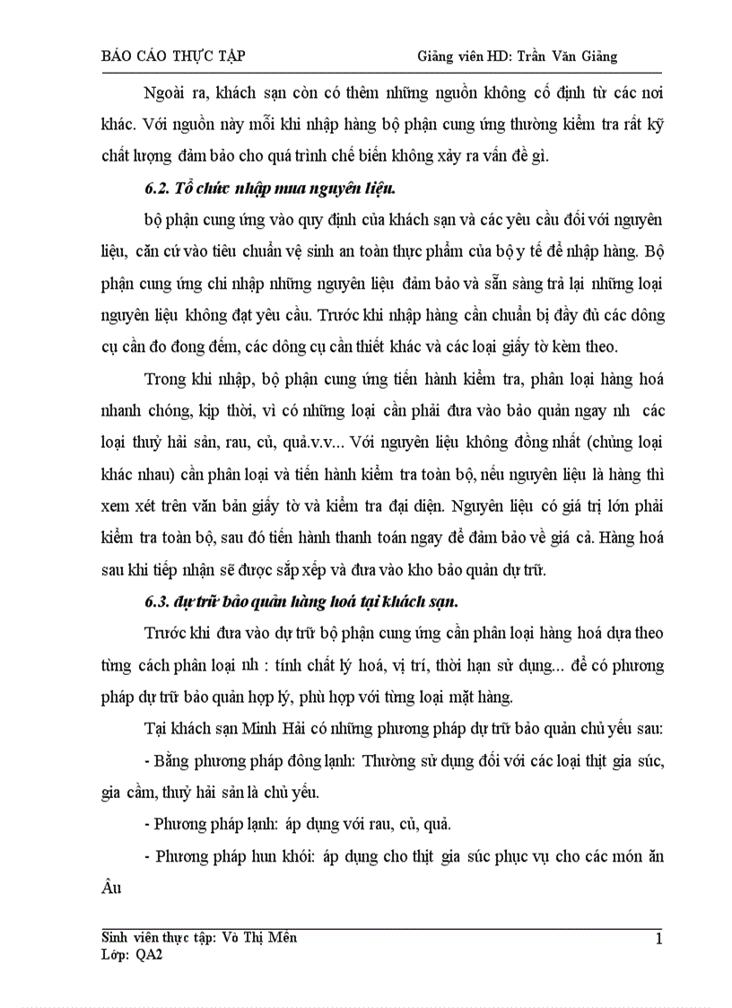 image for page Nghiên cứu khảo sát vấn đề cung ứng nguyên liệu và tổ chức sản xuất tại bộ phận bếp của khách sạn Minh Hải từ đó đưa ra các biện pháp giải pháp nhằm khắc phục những hạn chế của khách sạn Minh Hải trong công tác cung ứng nguyên liệu và tổ chức sản xuất sản phẩm ăn tại bộ phận bếp