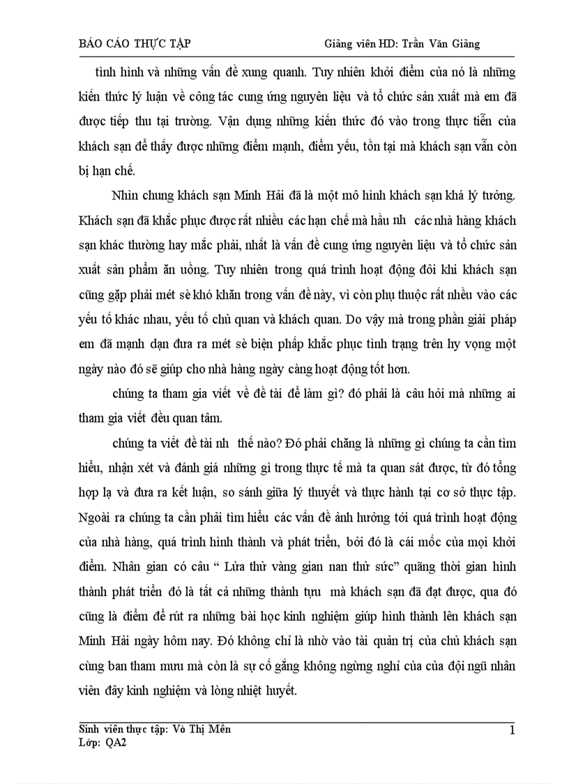 image for page Nghiên cứu khảo sát vấn đề cung ứng nguyên liệu và tổ chức sản xuất tại bộ phận bếp của khách sạn Minh Hải từ đó đưa ra các biện pháp giải pháp nhằm khắc phục những hạn chế của khách sạn Minh Hải trong công tác cung ứng nguyên liệu và tổ chức sản xuất sản phẩm ăn tại bộ phận bếp