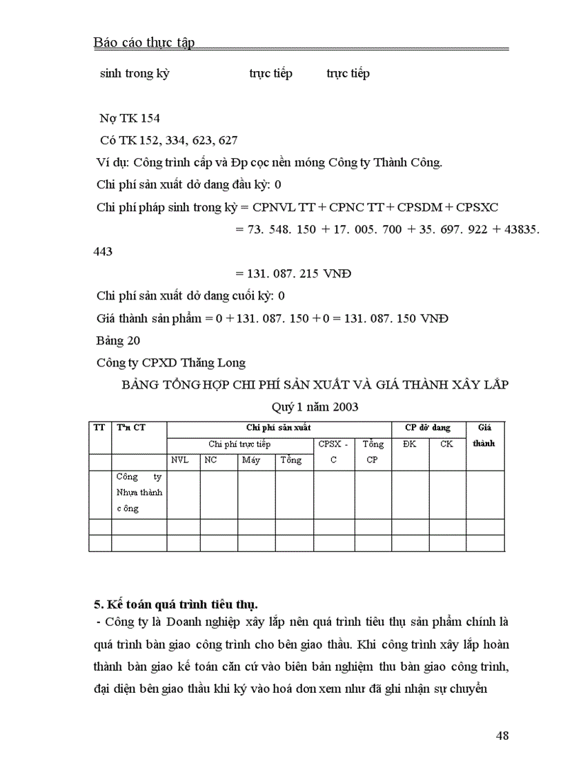 image for page Tổ chức bộ máy kế toán và công tác kế toán tại Công ty CPXD ThăngLong 1