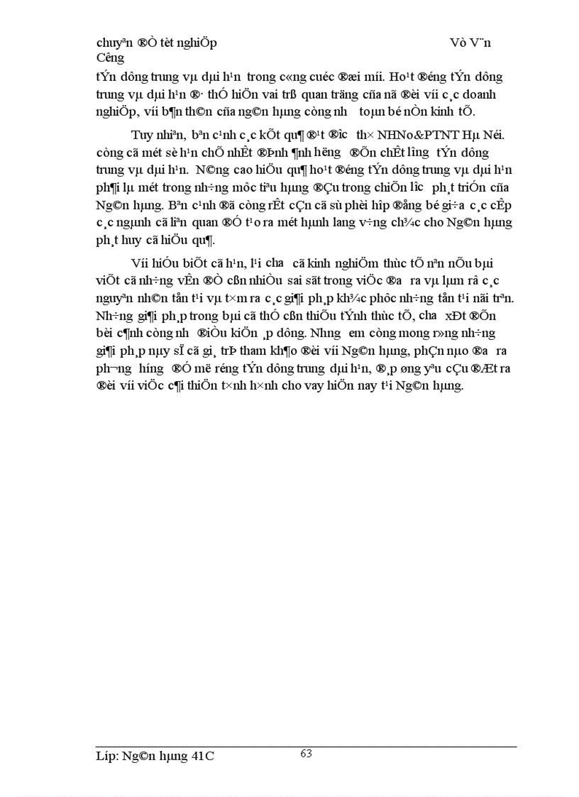 image for page Giải pháp nâng cao chất lượng tín dụng trung và dài hạn tại NHNo PTNT Hà Nội 1