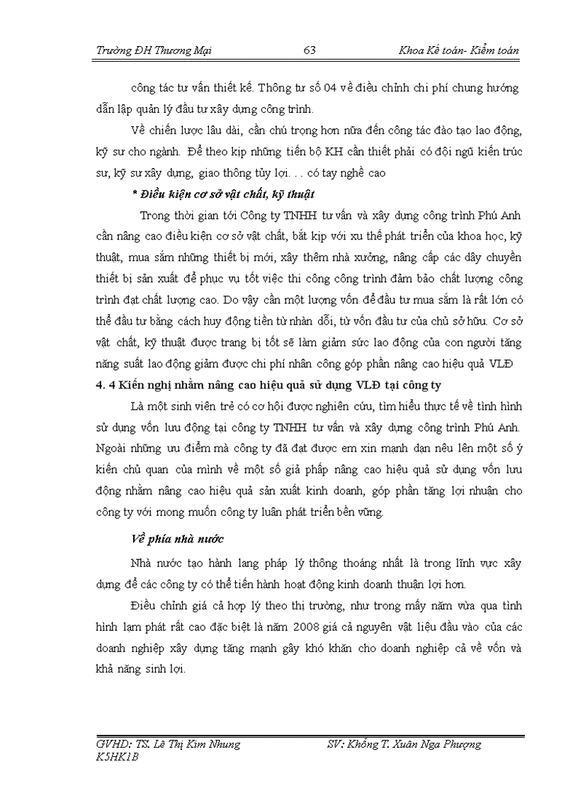 image for page Báo cáo thực tập tổng hợp Vốn lưu động và một số giải pháp nâng cao hiệu quả sử dụng vốn lưu động ở Công ty TNHH tư vấn và xây dựng công trình Phú Anh
