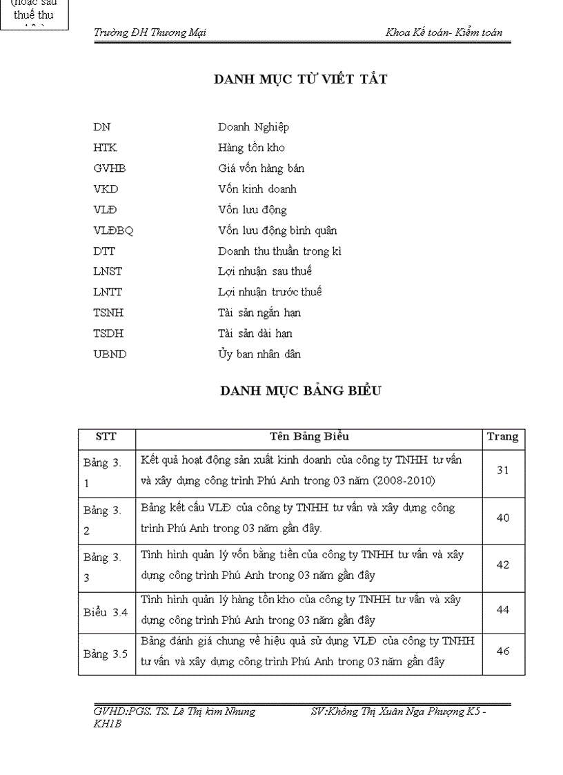 image for page Báo cáo thực tập tổng hợp Vốn lưu động và một số giải pháp nâng cao hiệu quả sử dụng vốn lưu động ở Công ty TNHH tư vấn và xây dựng công trình Phú Anh