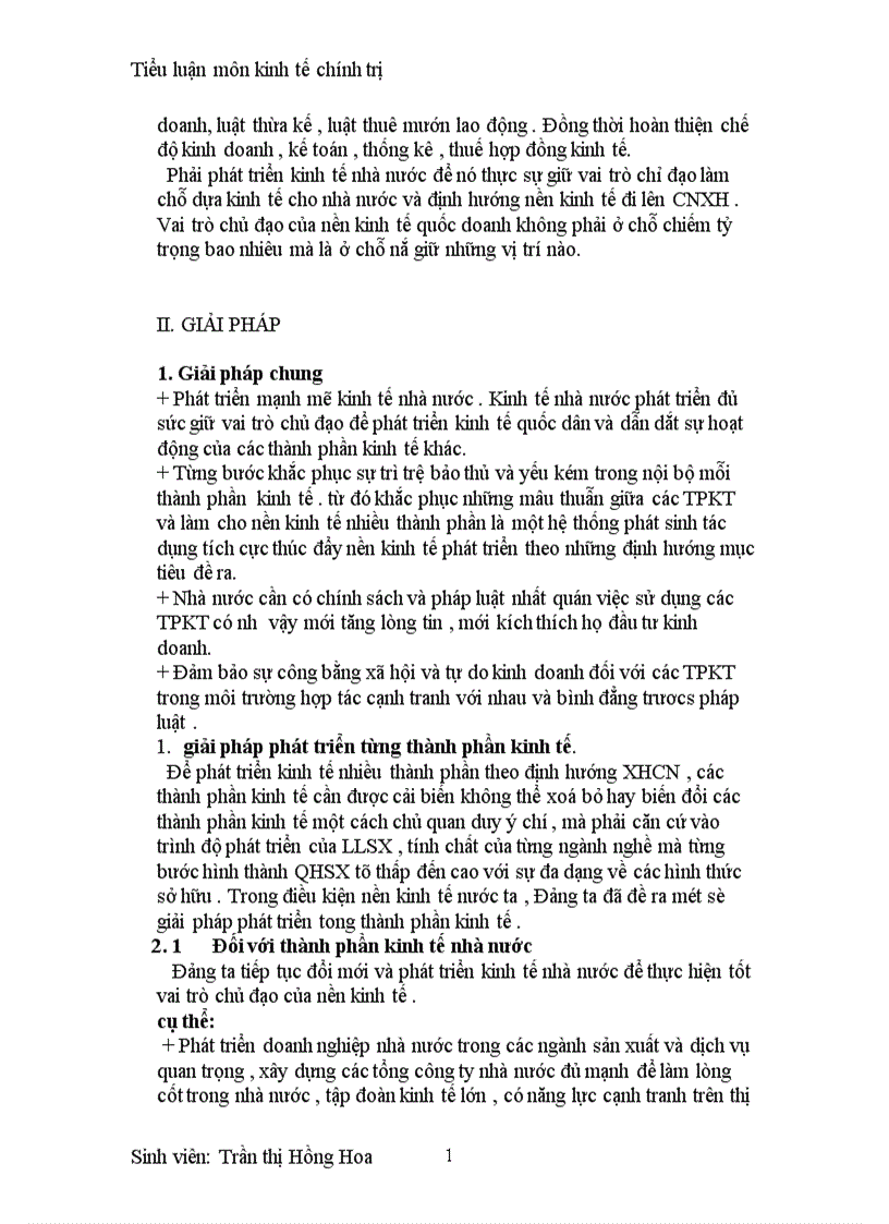 image for page Nền kinh tế nhiều thành phần trong TKQĐ lên CNXH ở nước ta 1