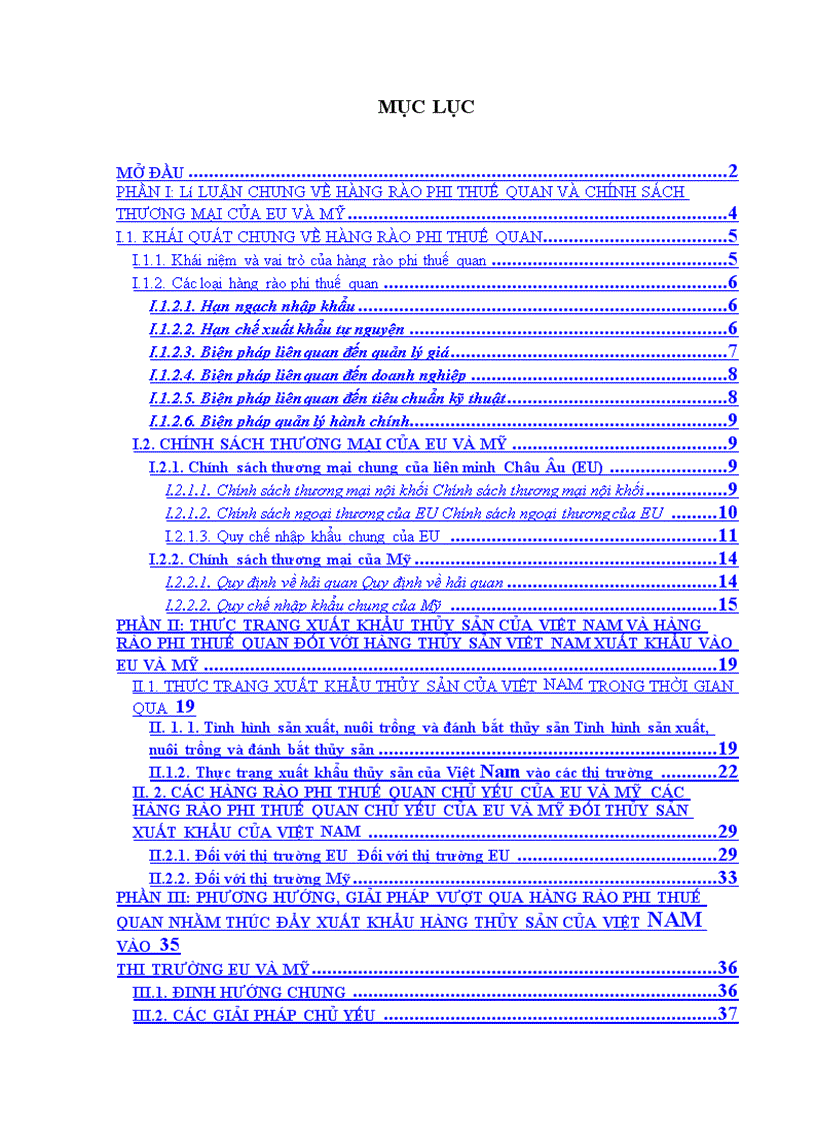 image for page Những giải pháp vượt qua hàng rào phi thuế quan đối với xuất khẩu thủy sản của Việt Nam vào thị trường EU và Mỹ 1