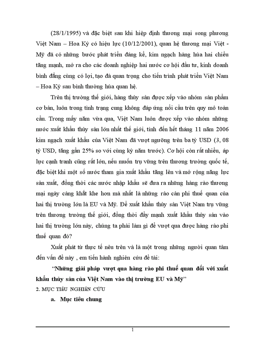 image for page Những giải pháp vượt qua hàng rào phi thuế quan đối với xuất khẩu thủy sản của Việt Nam vào thị trường EU và Mỹ 1