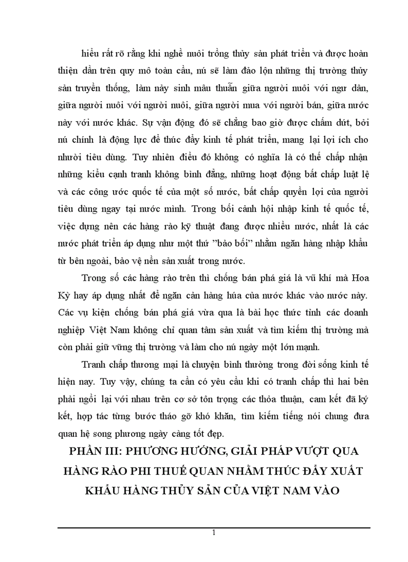 image for page Những giải pháp vượt qua hàng rào phi thuế quan đối với xuất khẩu thủy sản của Việt Nam vào thị trường EU và Mỹ 1