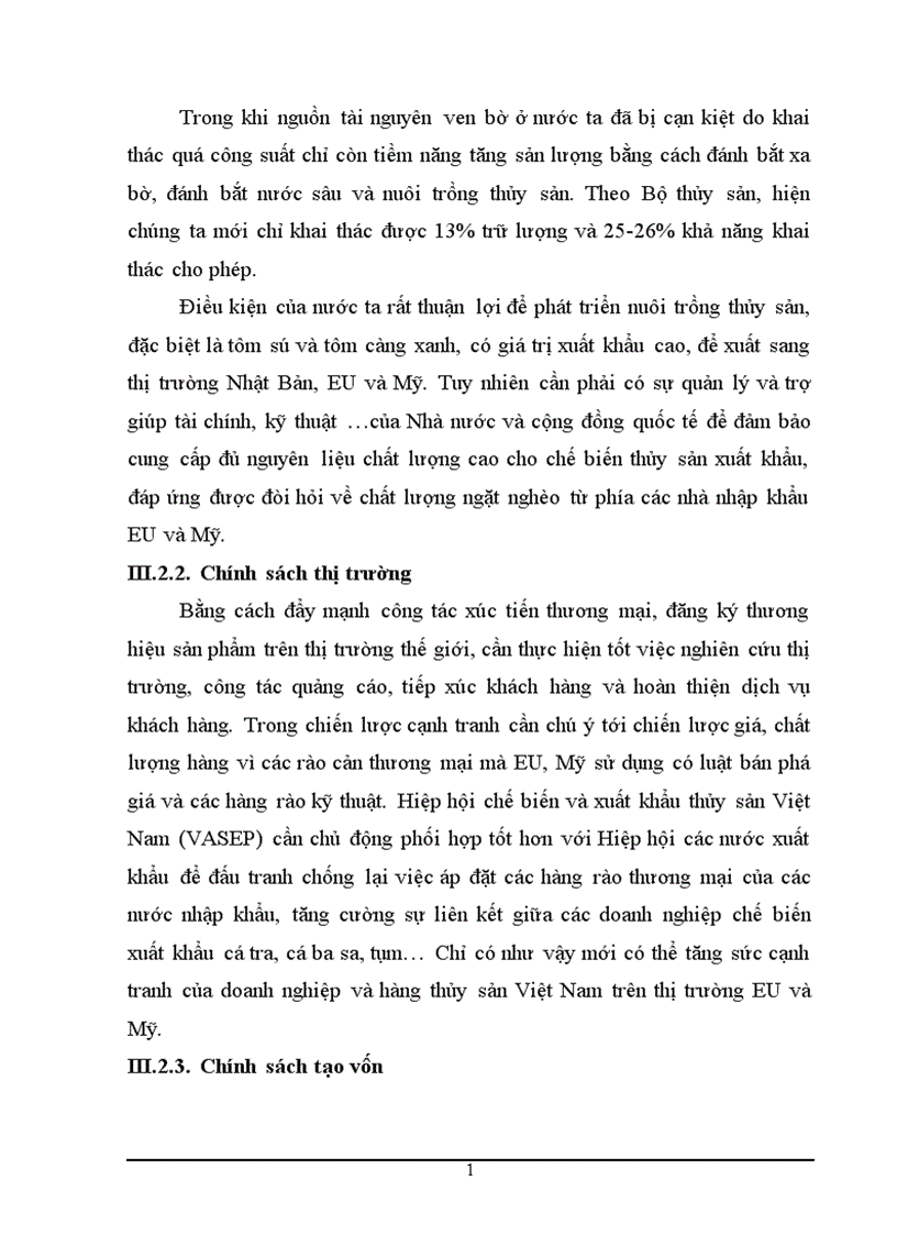 image for page Những giải pháp vượt qua hàng rào phi thuế quan đối với xuất khẩu thủy sản của Việt Nam vào thị trường EU và Mỹ 1