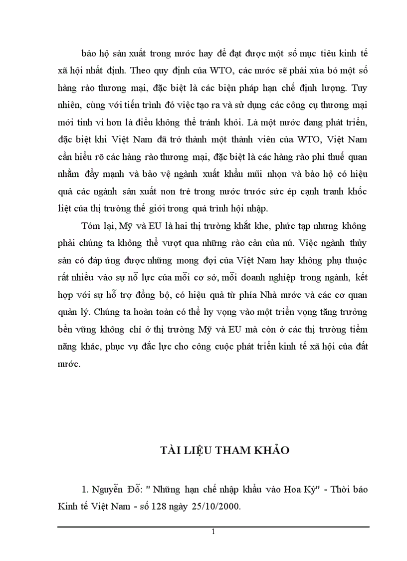 image for page Những giải pháp vượt qua hàng rào phi thuế quan đối với xuất khẩu thủy sản của Việt Nam vào thị trường EU và Mỹ 1