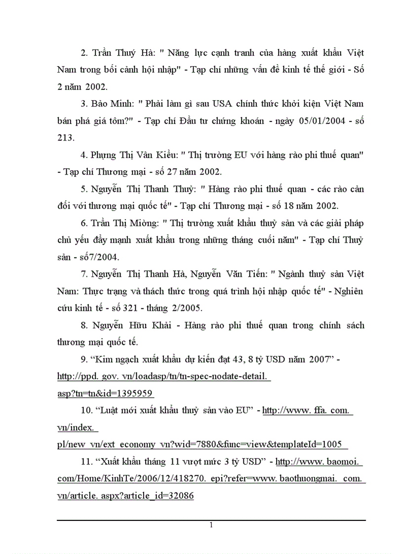 image for page Những giải pháp vượt qua hàng rào phi thuế quan đối với xuất khẩu thủy sản của Việt Nam vào thị trường EU và Mỹ 1