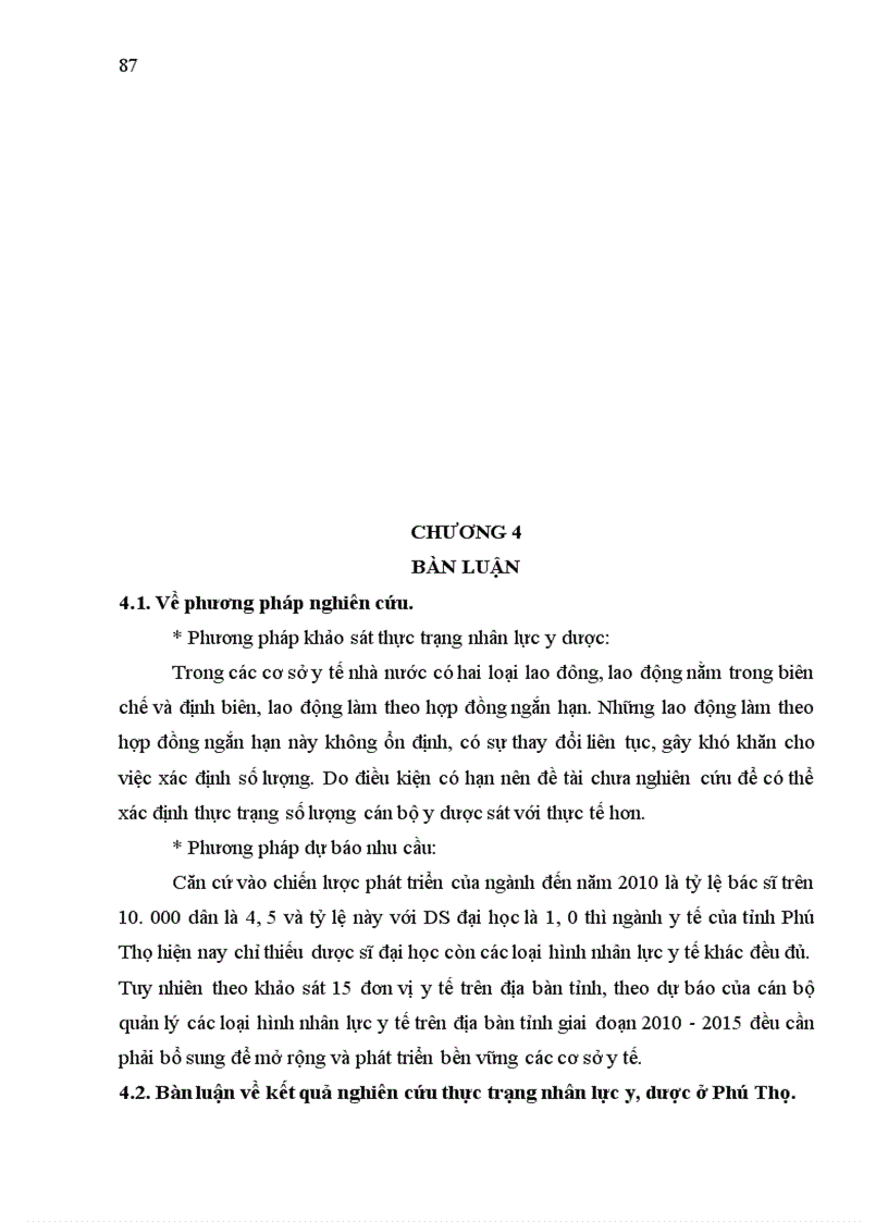 image for page Nghiên cứu thực trạng nguồn nhân lực y dược và dự báo nhu cầu nhân lực y dược tại tỉnh Phú Thọ giai đoạn 2010 2015
