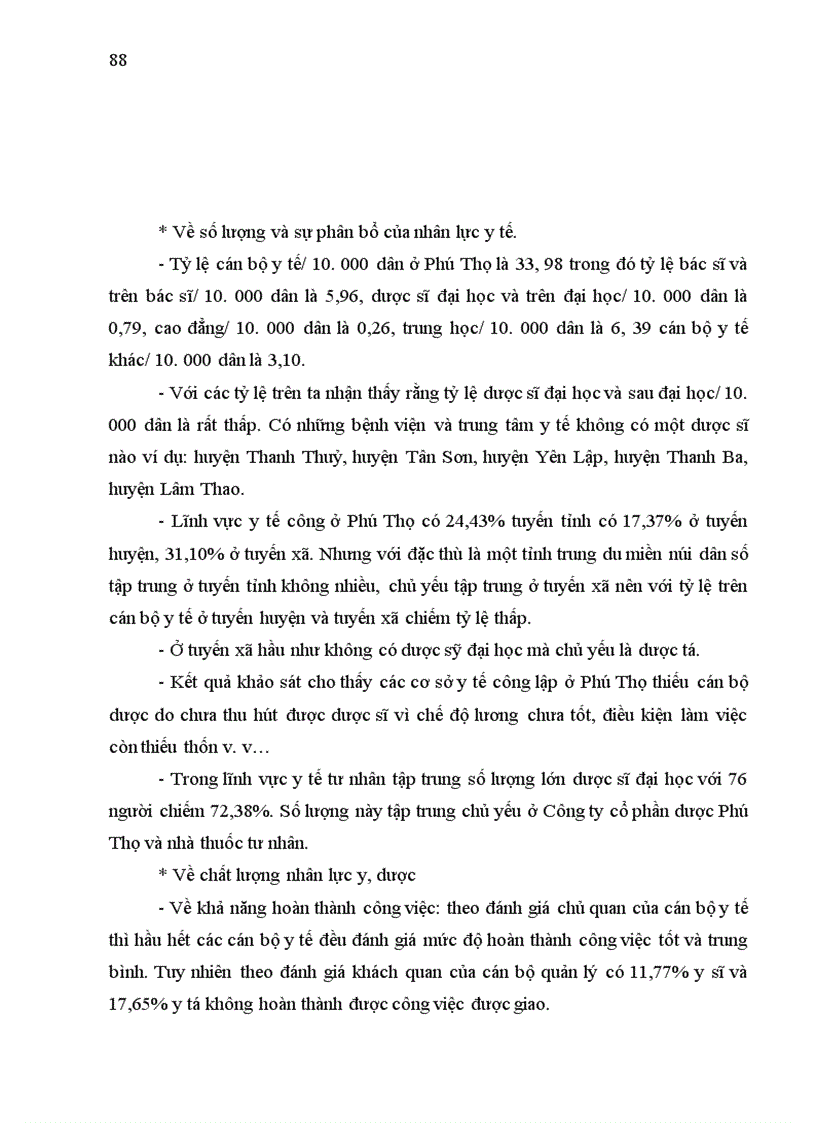 image for page Nghiên cứu thực trạng nguồn nhân lực y dược và dự báo nhu cầu nhân lực y dược tại tỉnh Phú Thọ giai đoạn 2010 2015