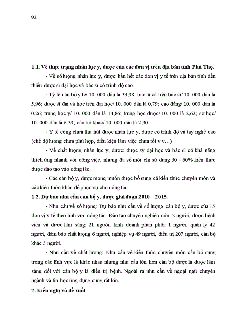 image for page Nghiên cứu thực trạng nguồn nhân lực y dược và dự báo nhu cầu nhân lực y dược tại tỉnh Phú Thọ giai đoạn 2010 2015
