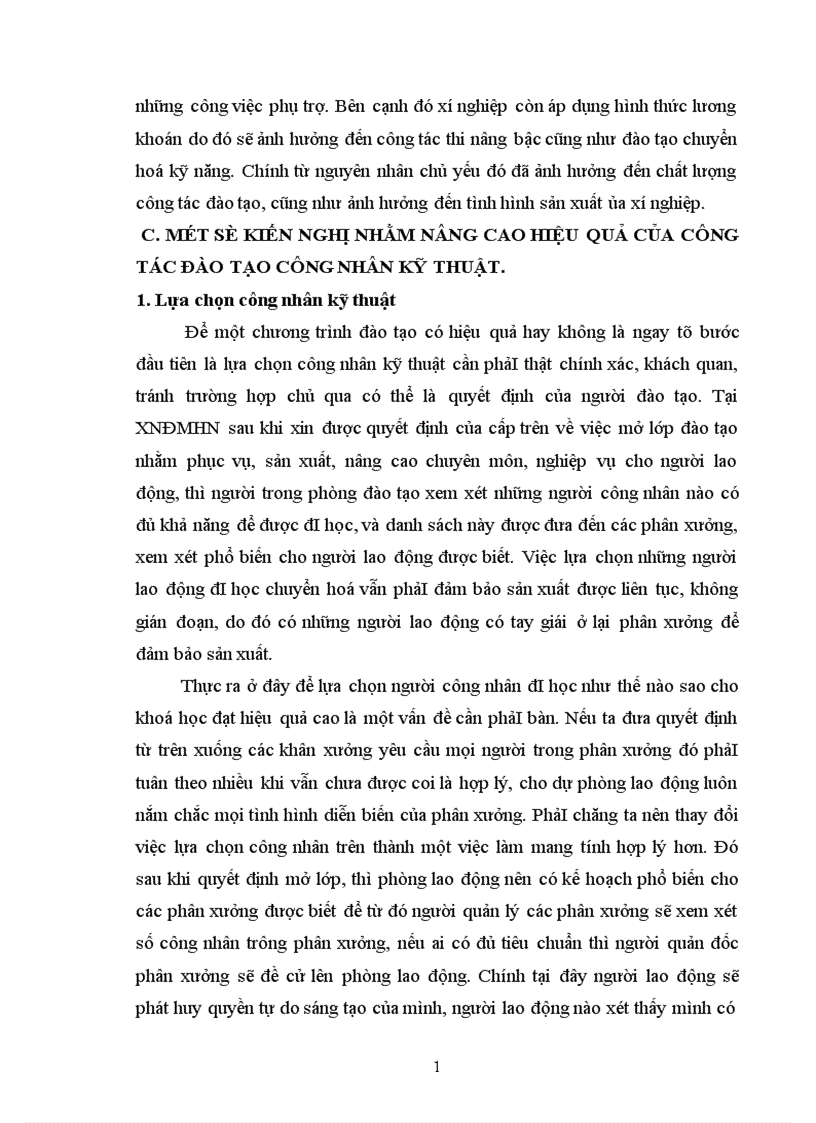 image for page Một số kiến nghị nhằm nâng cao hiệu quả của công tác đào tạo công nhân kỹ thuật tại xí nghiệp Đầu Máy Hà Nội 1