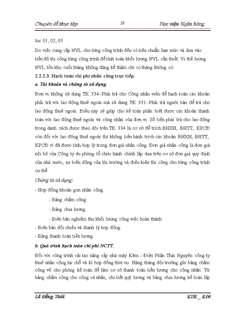 image for page Hoàn thiện kế toán chi phí sản xuất và tính giá thành sản phẩm tại Công ty cổ phần xây lắp và sản xuất công nghiệp 1