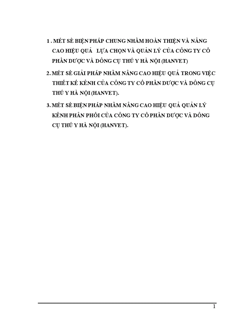 image for page Một số giải pháp nhằm nâng cao hiệu quả lựa chọn và quản lý kênh phân phối của công ty cổ phần dược và dụng cụ thú y Hà Nội