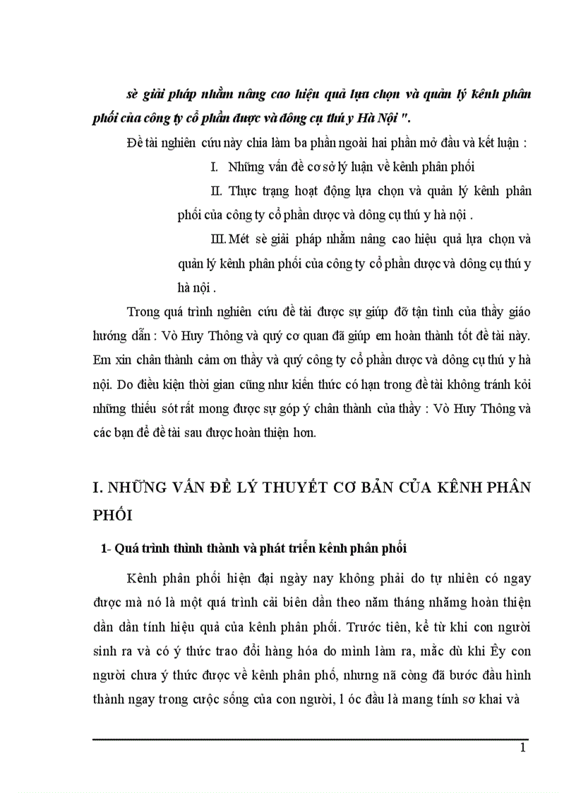 image for page Một số giải pháp nhằm nâng cao hiệu quả lựa chọn và quản lý kênh phân phối của công ty cổ phần dược và dụng cụ thú y Hà Nội
