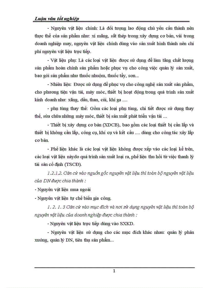 image for page Kế toán nguyên vật liệu và phân tích tình hình quản lý sử dụng nguyên vật liệu ở Công ty Xây dựng lắp máy Điện nước Hà Nội