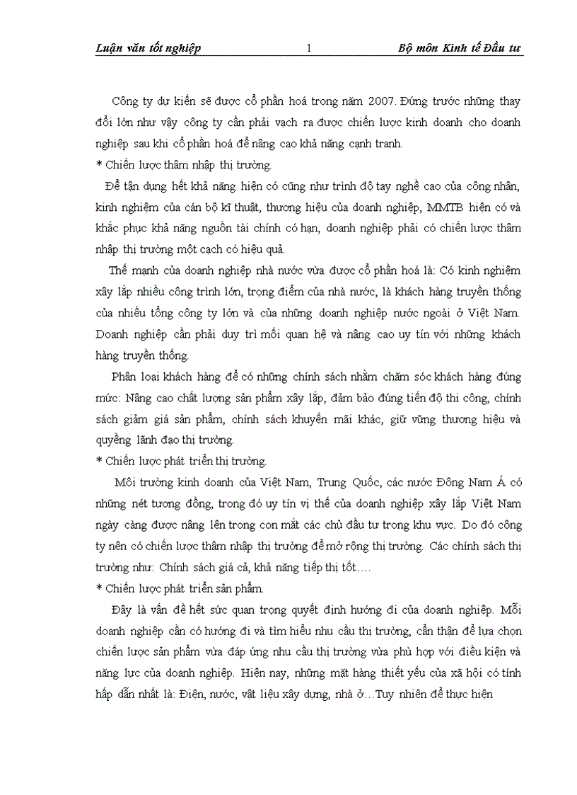 image for page Thực trạng và giải pháp đầu tư nâng cao năng lực cạnh tranh của Công ty TNHH nhà nước một thành viên xây lắp hóa chất 1