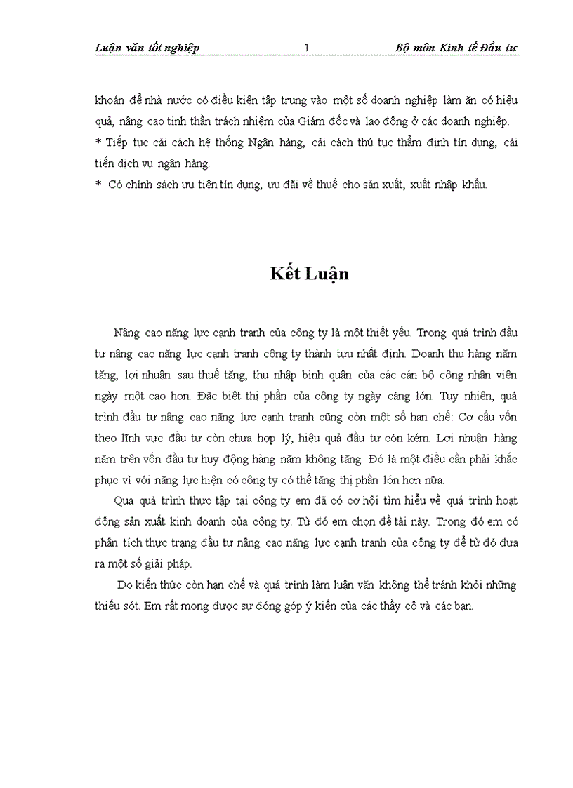 image for page Thực trạng và giải pháp đầu tư nâng cao năng lực cạnh tranh của Công ty TNHH nhà nước một thành viên xây lắp hóa chất 1