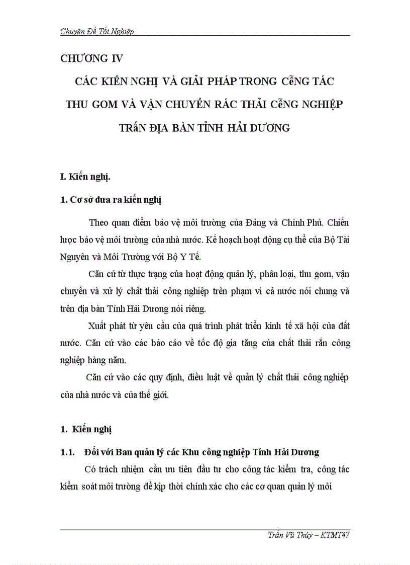 image for page Đánh giá hiệu quả công tác thu gom vận chuyển rác thải công nghiệp trên địa bàn Khu công nghiệp Đại An Tỉnh Hải Dương 1