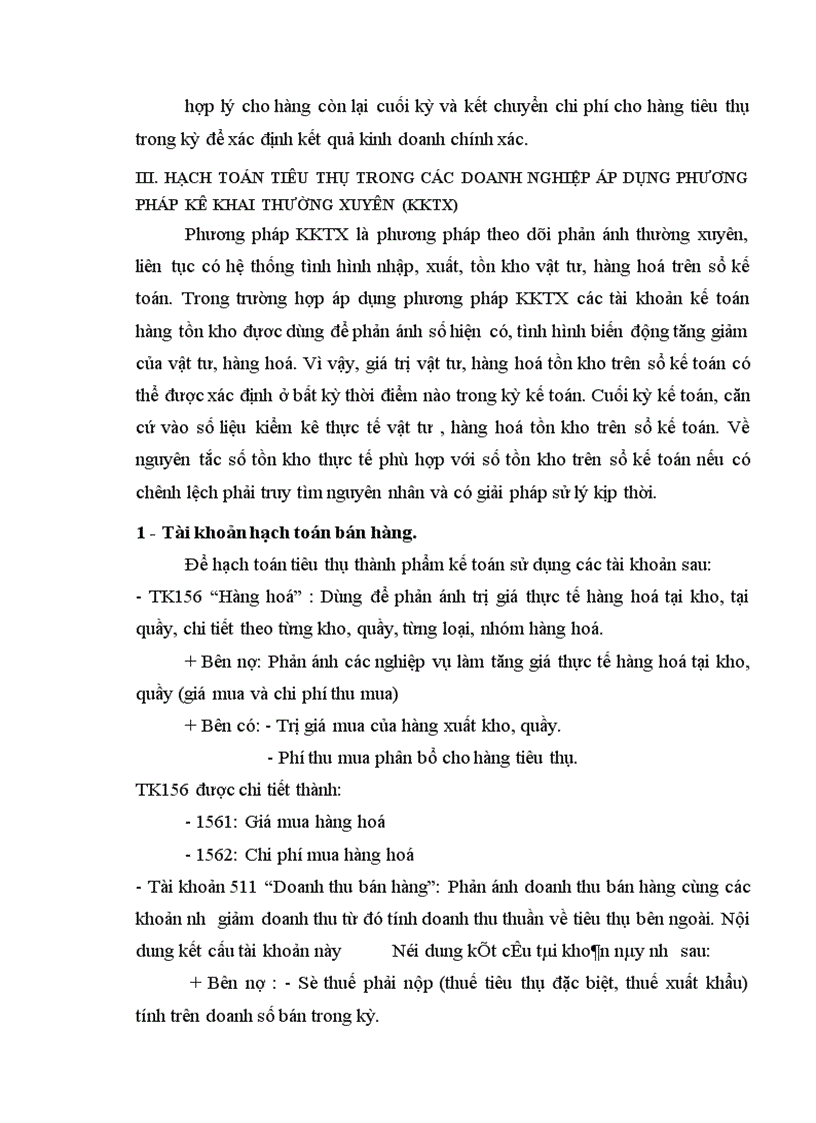 image for page Hoàn thiện hạch toán tiêu thụ hàng hoá và xác định kết quả tiêu thụ tại Công ty Thương mại Lâm sản Hà Nội 1