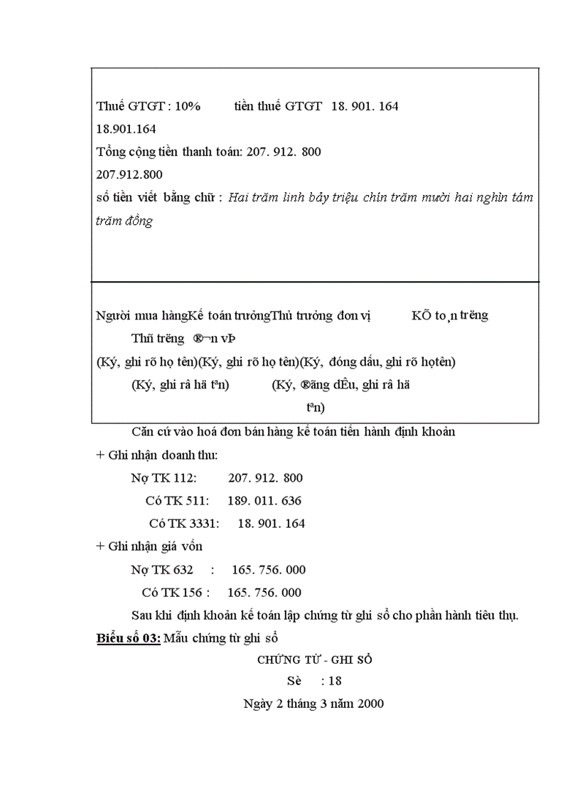 image for page Hoàn thiện hạch toán tiêu thụ hàng hoá và xác định kết quả tiêu thụ tại Công ty Thương mại Lâm sản Hà Nội 1