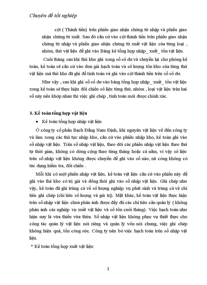 image for page tổ chức công tác kế toán nguyên vật liệu tại công ty cổ phần Bạch Đằng Nam Định 1