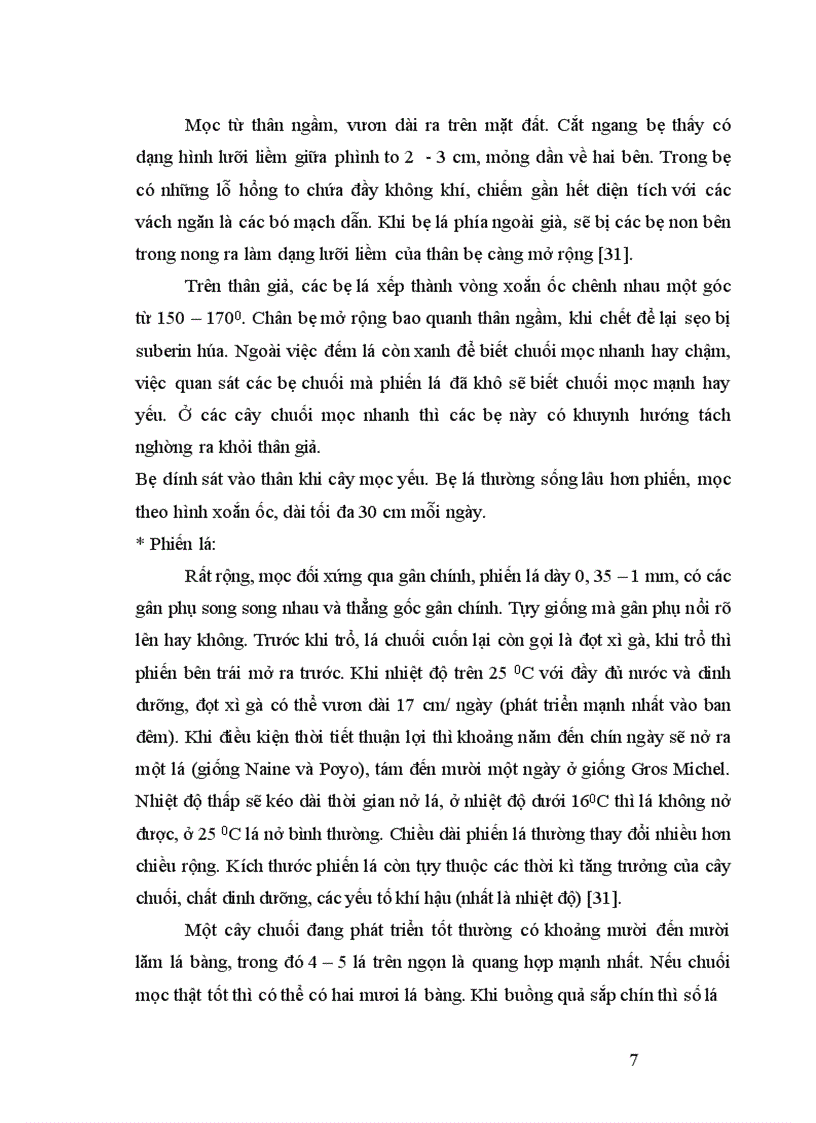 image for page Nghiên cứu động thái một số chỉ tiêu sinh lý hoá sinh theo tiến trình sinh trưởng phát triển của quả chuối tây tại huyện Thanh Trì Hà Nội 1