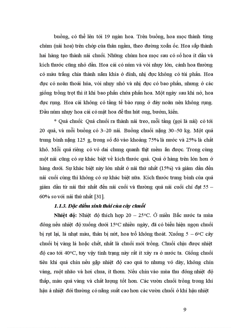 image for page Nghiên cứu động thái một số chỉ tiêu sinh lý hoá sinh theo tiến trình sinh trưởng phát triển của quả chuối tây tại huyện Thanh Trì Hà Nội 1