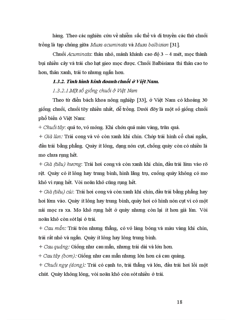 image for page Nghiên cứu động thái một số chỉ tiêu sinh lý hoá sinh theo tiến trình sinh trưởng phát triển của quả chuối tây tại huyện Thanh Trì Hà Nội 1