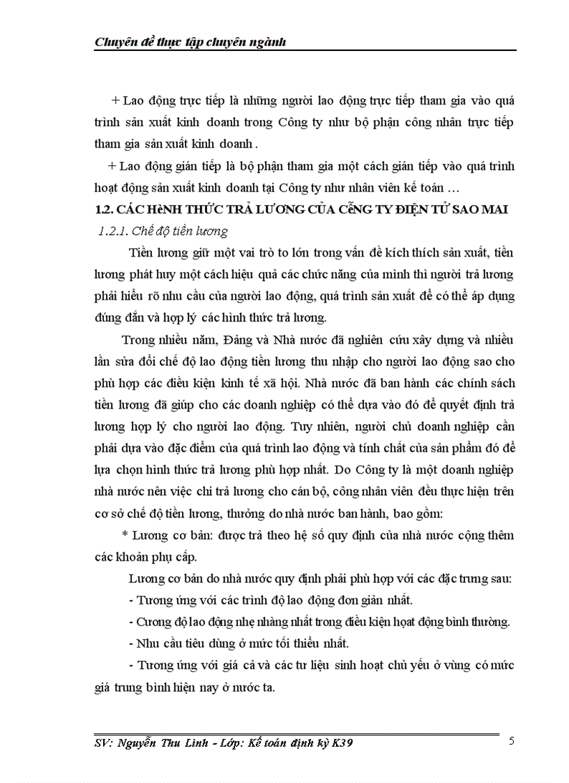 image for page Hoàn thiện kế toán tiền lương và các khoản trích theo lương tại Công ty điện tử Sao Mai 1