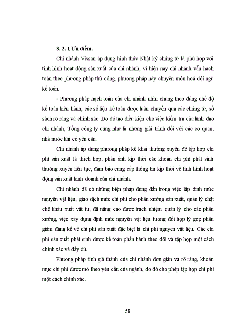 image for page Một số ý kiến nhằm hoàn thiện công tác kế toán chi phí sản xuất và giá thành sản phẩm tại chi nhánh Vissan 1