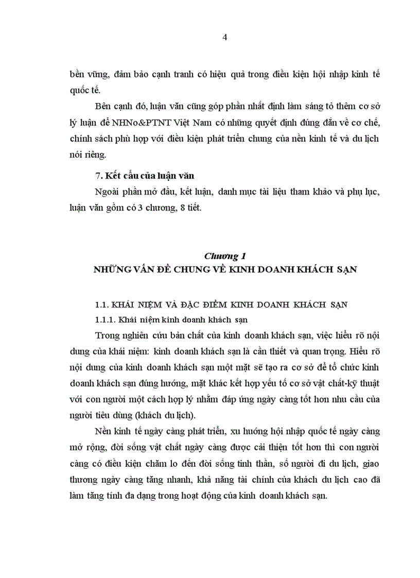image for page Dịch vụ khách sạn trong hoạt động của NHNo PTNT Việt Nam 1