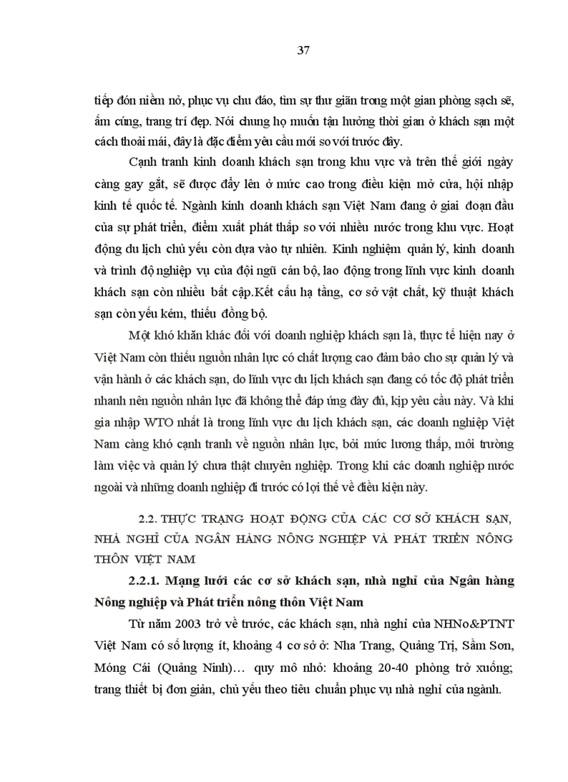 image for page Dịch vụ khách sạn trong hoạt động của NHNo PTNT Việt Nam 1