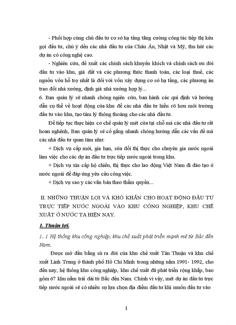 image for page Đầu tư trực tiếp nước ngoài vào khu công nghiệp khu chế xuất Thực trạng và giải pháp 1