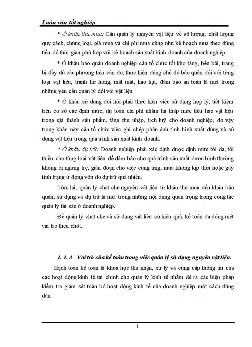 image for page Thực trạng tổ chức công tác kế toán nguyên vật liệu và phân tích tình hình quản lý sử dụng nguyên vật liệu ở Công ty Xây dựng lắp máy Điện nước Hà Nội 1