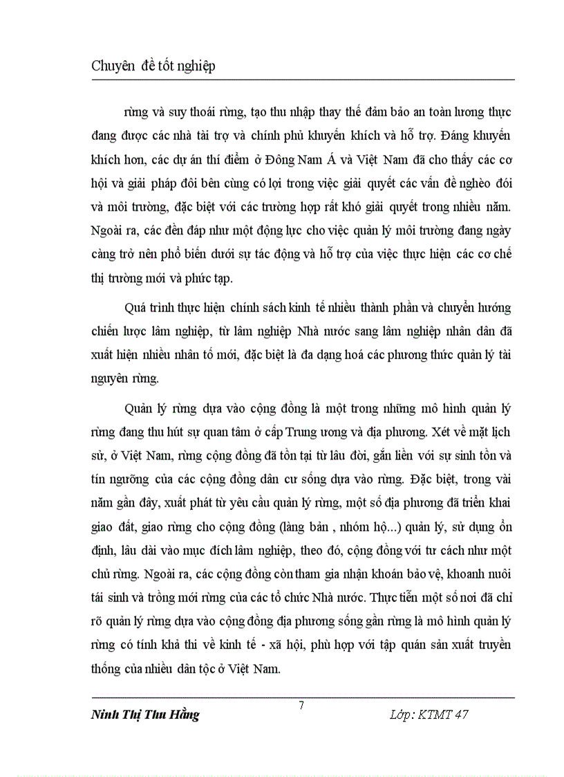 image for page Nghiên cứu mô hình quản lý rừng dựa vào cộng đồng tại vùng Tây Nguyên