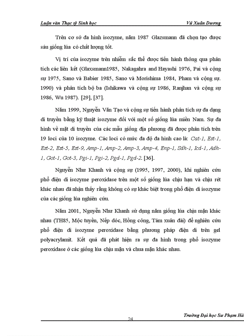 image for page Nghiên cứu nuôi cấy in vitro và ảnh hưởng của phóng xạ tia gamma nguồn Co60 vào giai đoạn callus và giai đoạn hạt nảy mầm của một số dòng lúa có triển vọng 1