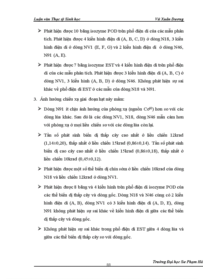 image for page Nghiên cứu nuôi cấy in vitro và ảnh hưởng của phóng xạ tia gamma nguồn Co60 vào giai đoạn callus và giai đoạn hạt nảy mầm của một số dòng lúa có triển vọng 1