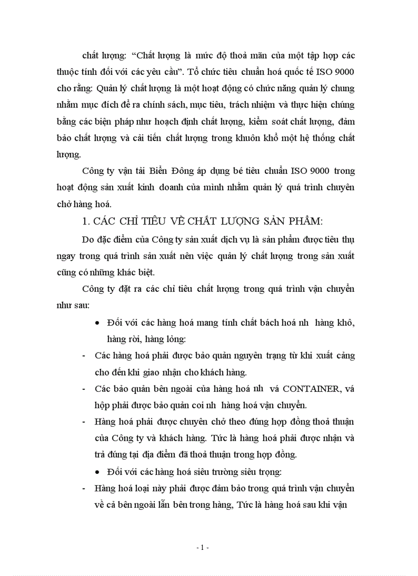 image for page Một số đánh giá về công tác quản trị doanh nghiệp tại Công ty vận tải Biển Đông