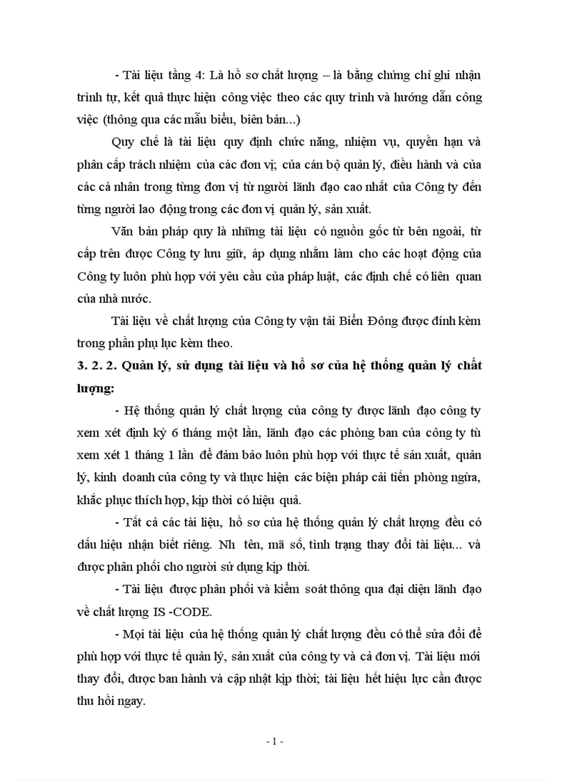 image for page Một số đánh giá về công tác quản trị doanh nghiệp tại Công ty vận tải Biển Đông