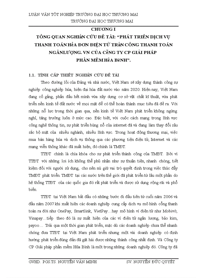 image for page Phát triển dịch vụ thanh toán hóa đơn điện tử trên cổng thanh toán NgânLượng vn của Công ty Cổ phần Giải pháp phần mềm Hòa Bình 1