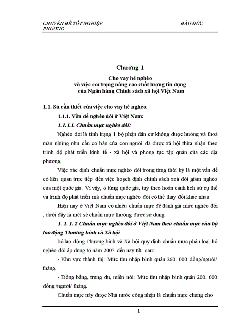 image for page Cho vay hộ nghèo tại Ngân hàng Chính sách xã hội Huyện Như Thanh Tỉnh Thanh Hoá Thực trạng và giải pháp 1