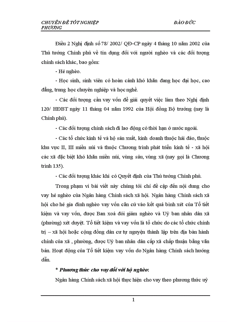 image for page Cho vay hộ nghèo tại Ngân hàng Chính sách xã hội Huyện Như Thanh Tỉnh Thanh Hoá Thực trạng và giải pháp 1