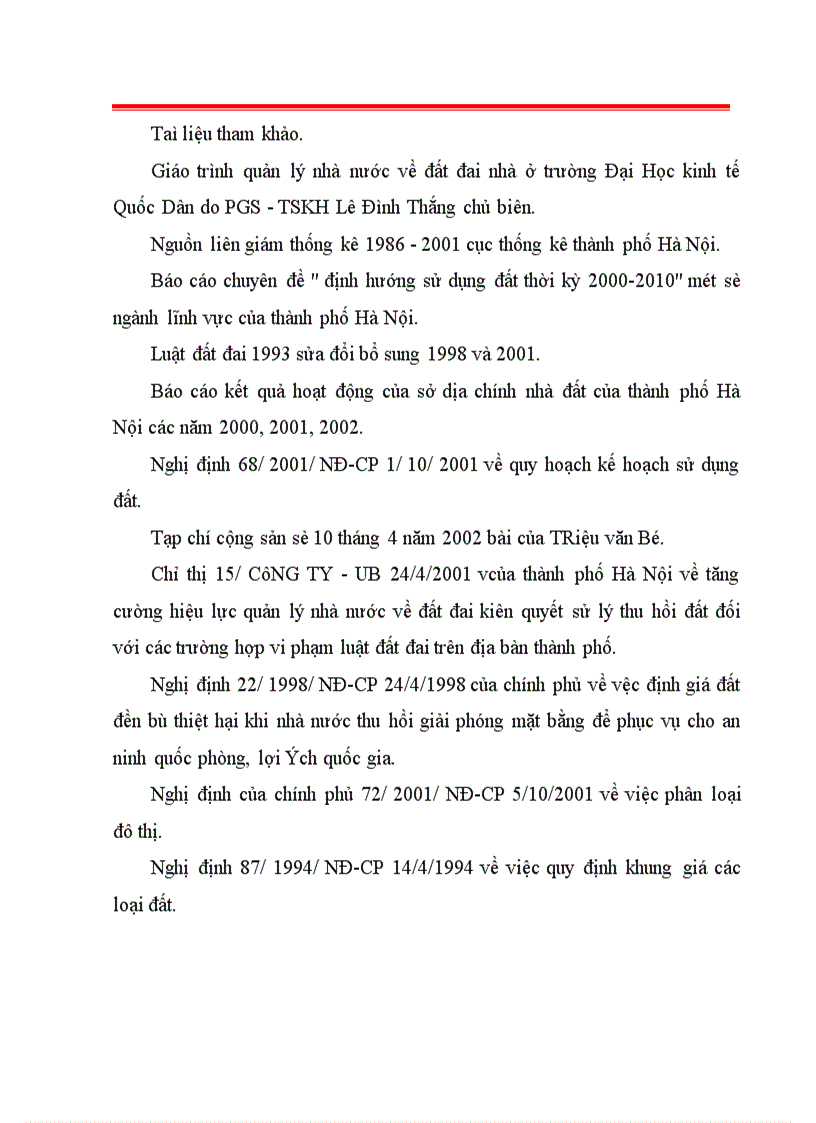 image for page Thực trạng và giải pháp tăng cường công tác quản lí nhà nước về đất đô thị trên địa bàn thành phố Hà Nội 1