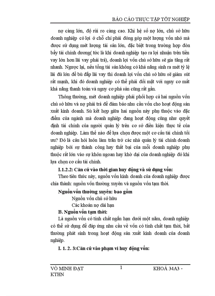 image for page Vốn kinh doanh và những biện pháp nâng cao hiệu quả sử dụng vốn kinh doanh 1
