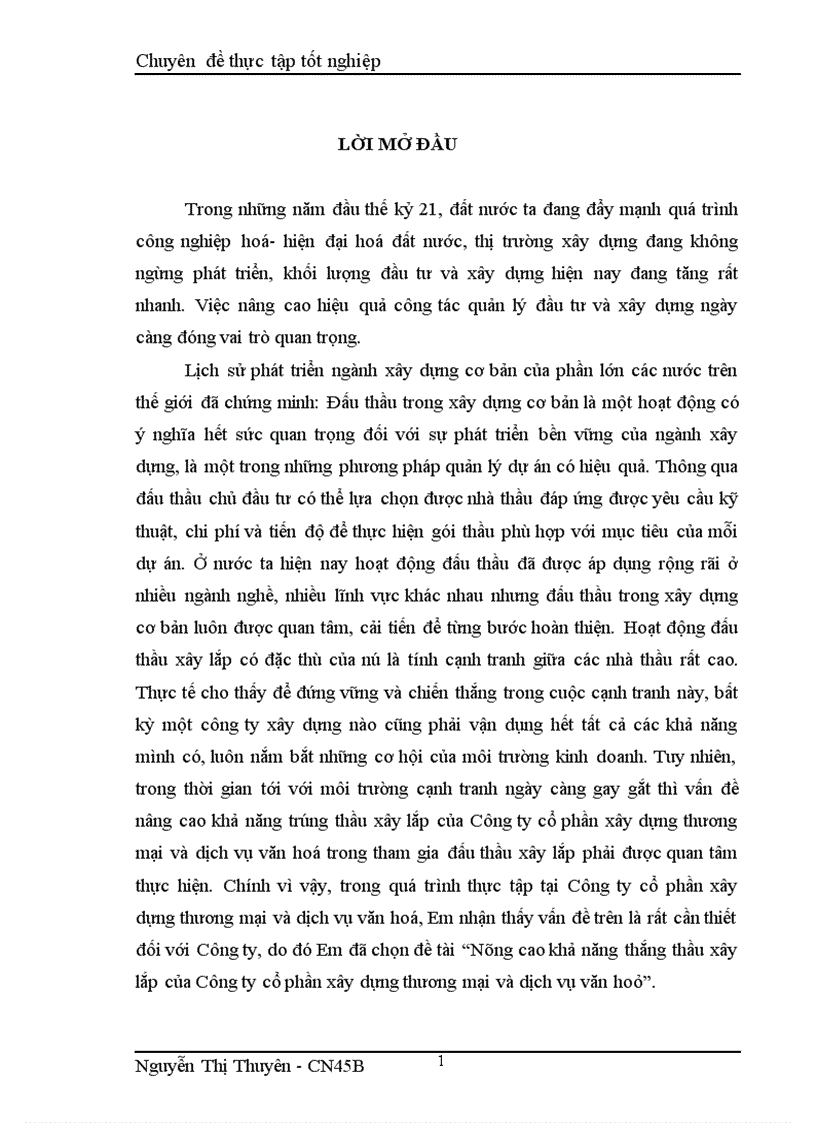 image for page Nâng cao khả năng thắng thầu xây lắp của Công ty cổ phần xây dựng thương mại và dịch vụ văn hoá 1