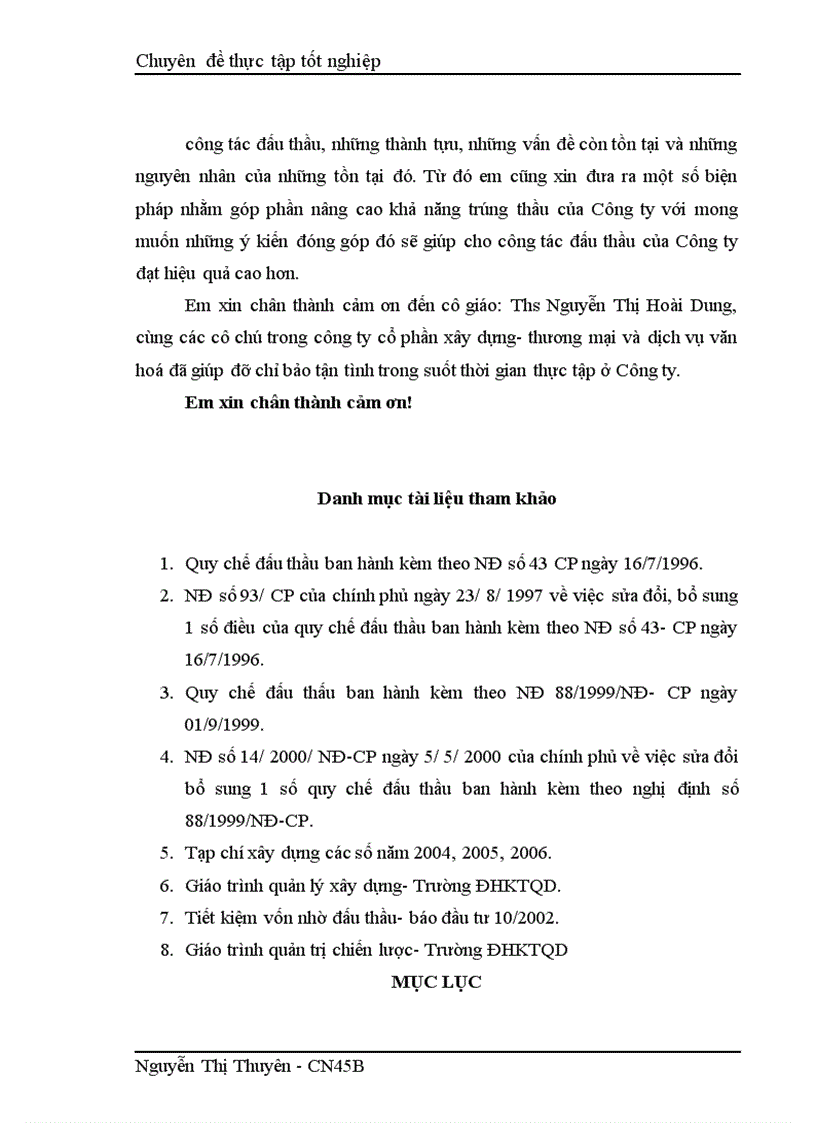 image for page Nâng cao khả năng thắng thầu xây lắp của Công ty cổ phần xây dựng thương mại và dịch vụ văn hoá 1