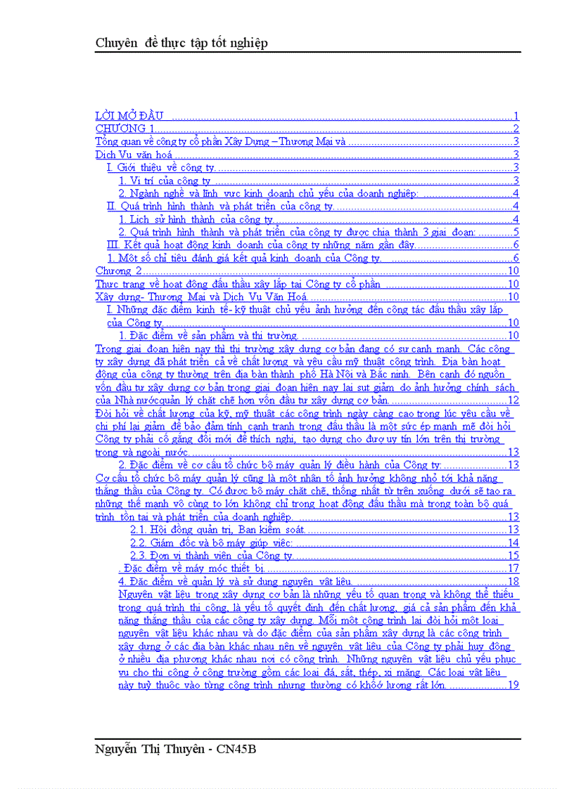 image for page Nâng cao khả năng thắng thầu xây lắp của Công ty cổ phần xây dựng thương mại và dịch vụ văn hoá 1