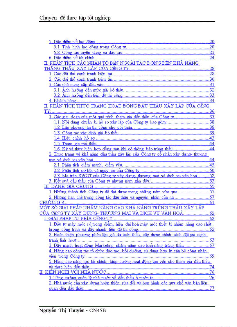 image for page Nâng cao khả năng thắng thầu xây lắp của Công ty cổ phần xây dựng thương mại và dịch vụ văn hoá 1